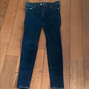 A&F super skinny high rise jeans